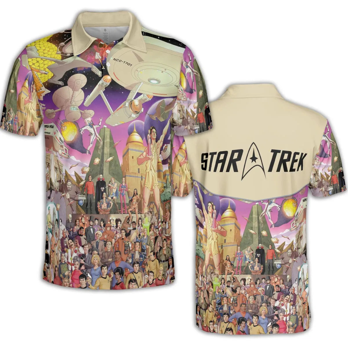 Star Trek The Original Series AOP Men/Women Polo Shirt