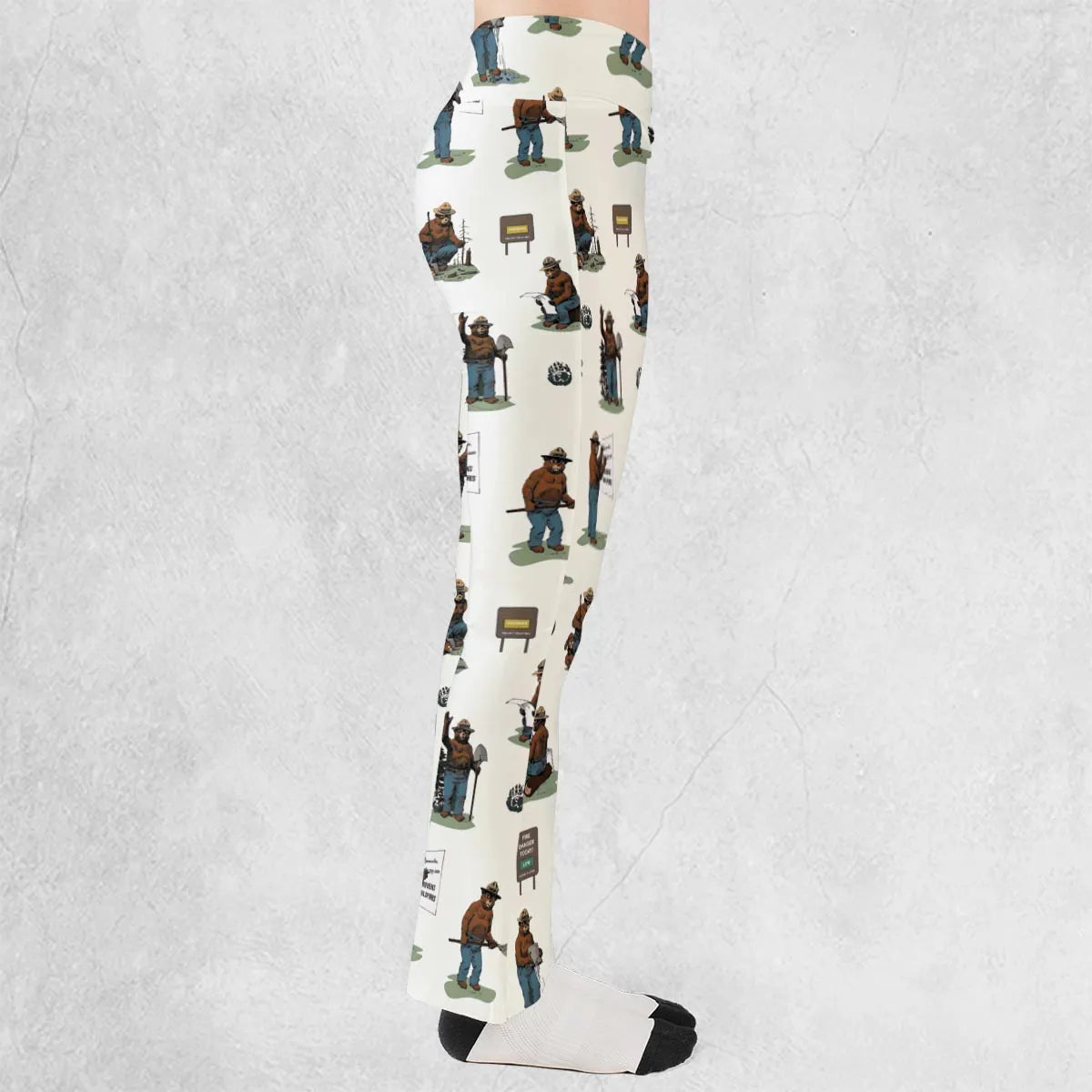 Smokey The Bear Flare Leggings