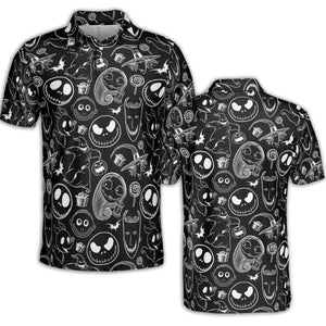 Pumpkin King The Nightmare Before Christmas T AOP Men/Women Polo Shirt