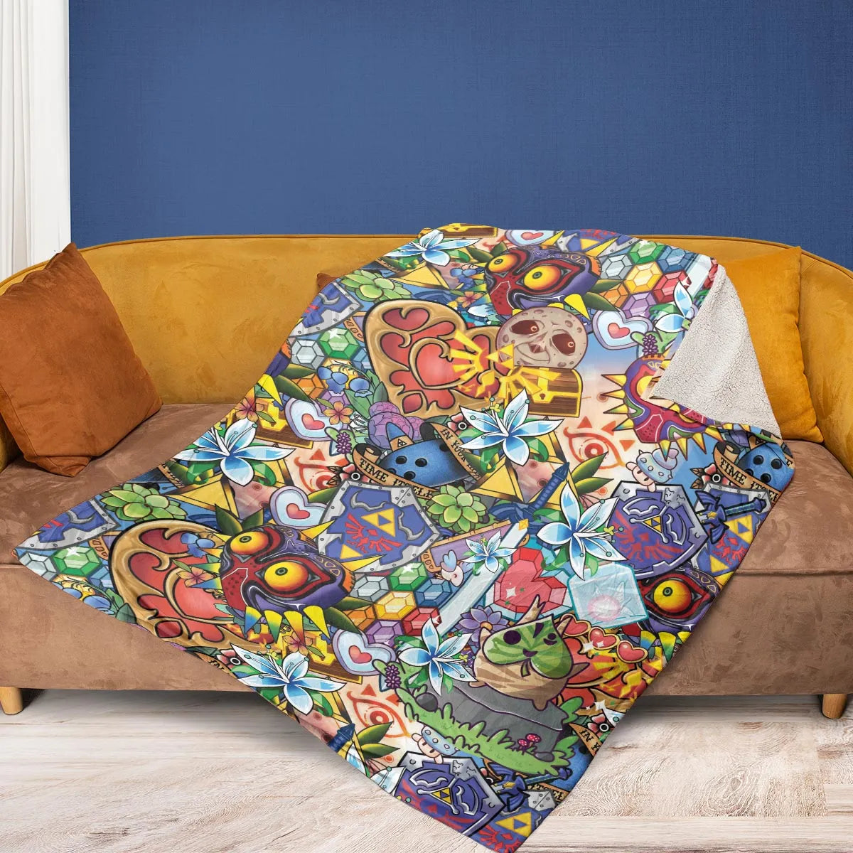 A Majora's Mask The Legend of Zelda Fleece Blanket