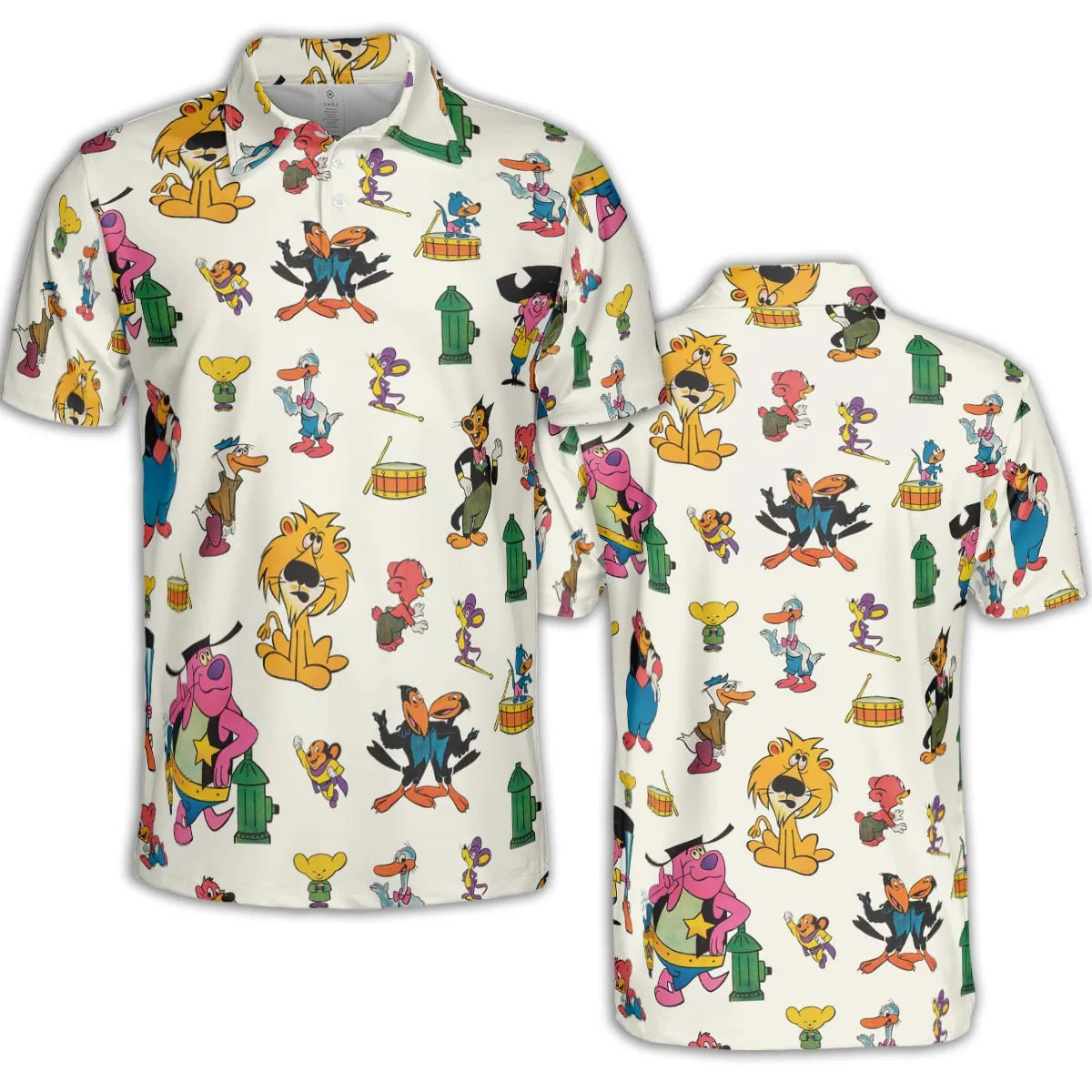 Terrytoons Characters AOP Men/Women Polo Shirt