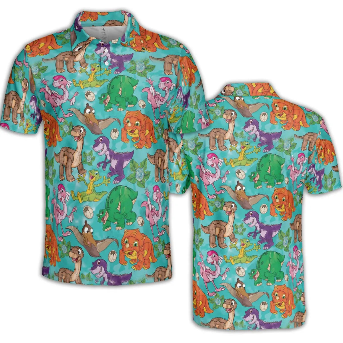 Squad Goals The Land Before Time AOP Men/Women Polo Shirt