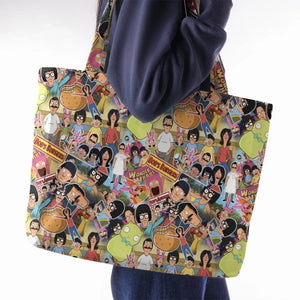 Bob's Burger Wonder Wharf Large Tote Bag