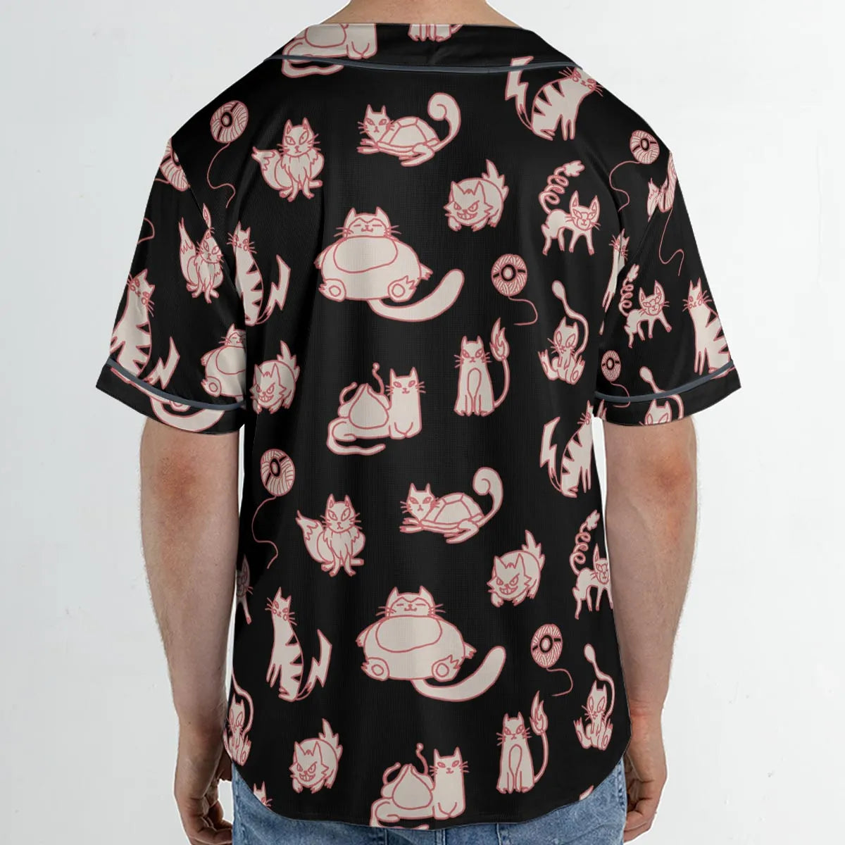 Pawkemon Pokemon Unisex Baseball Jersey