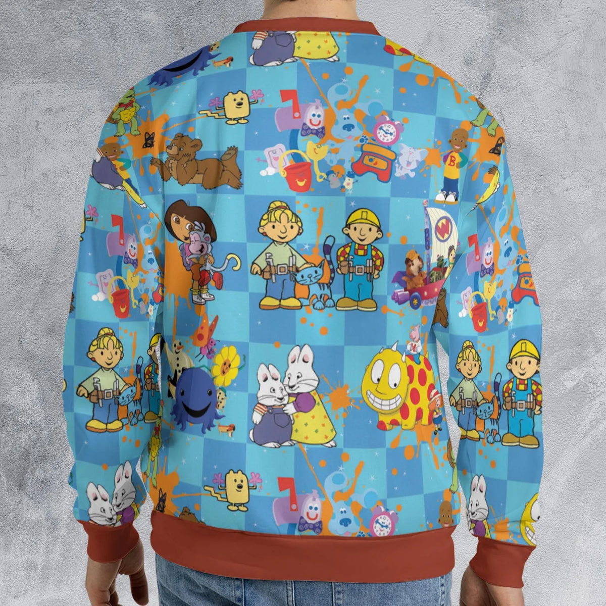 90s cartoon Nostalgic All-over Print Sweatshirt