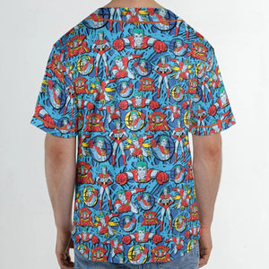 Hero of the Environment Captain Planet and the Planeteers Unisex Baseball Jersey
