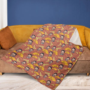 A Swan Song Parks and Recreation Fleece Blanket