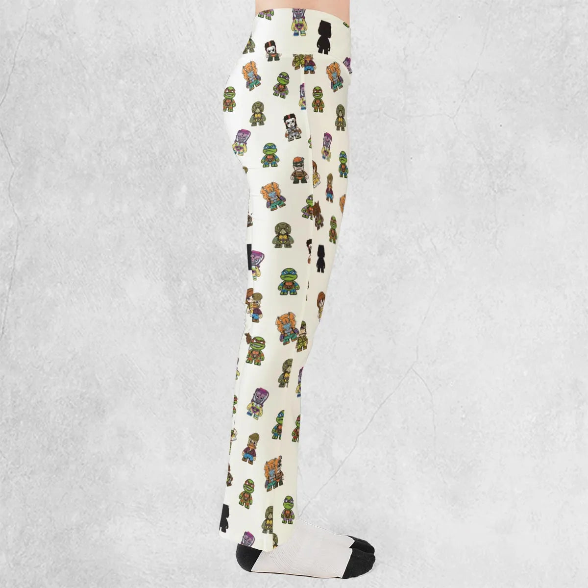 Teenage Mutant Ninja Turtles in Kidrobot style Flare Leggings