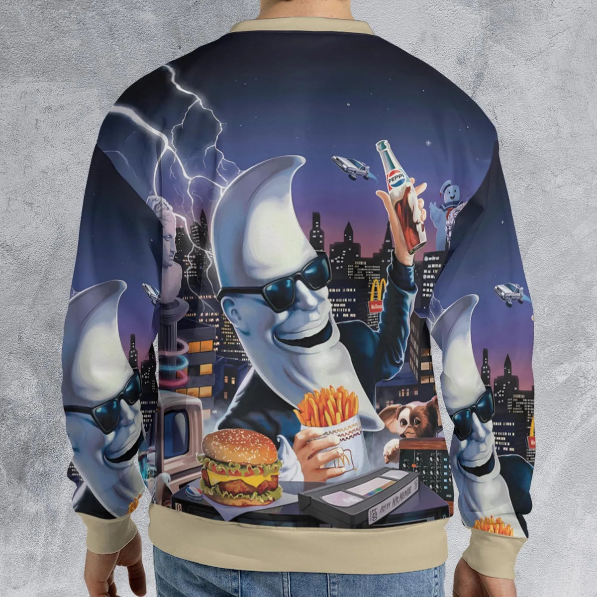 Retro Moon Mac Tonight All-over Print Sweatshirt