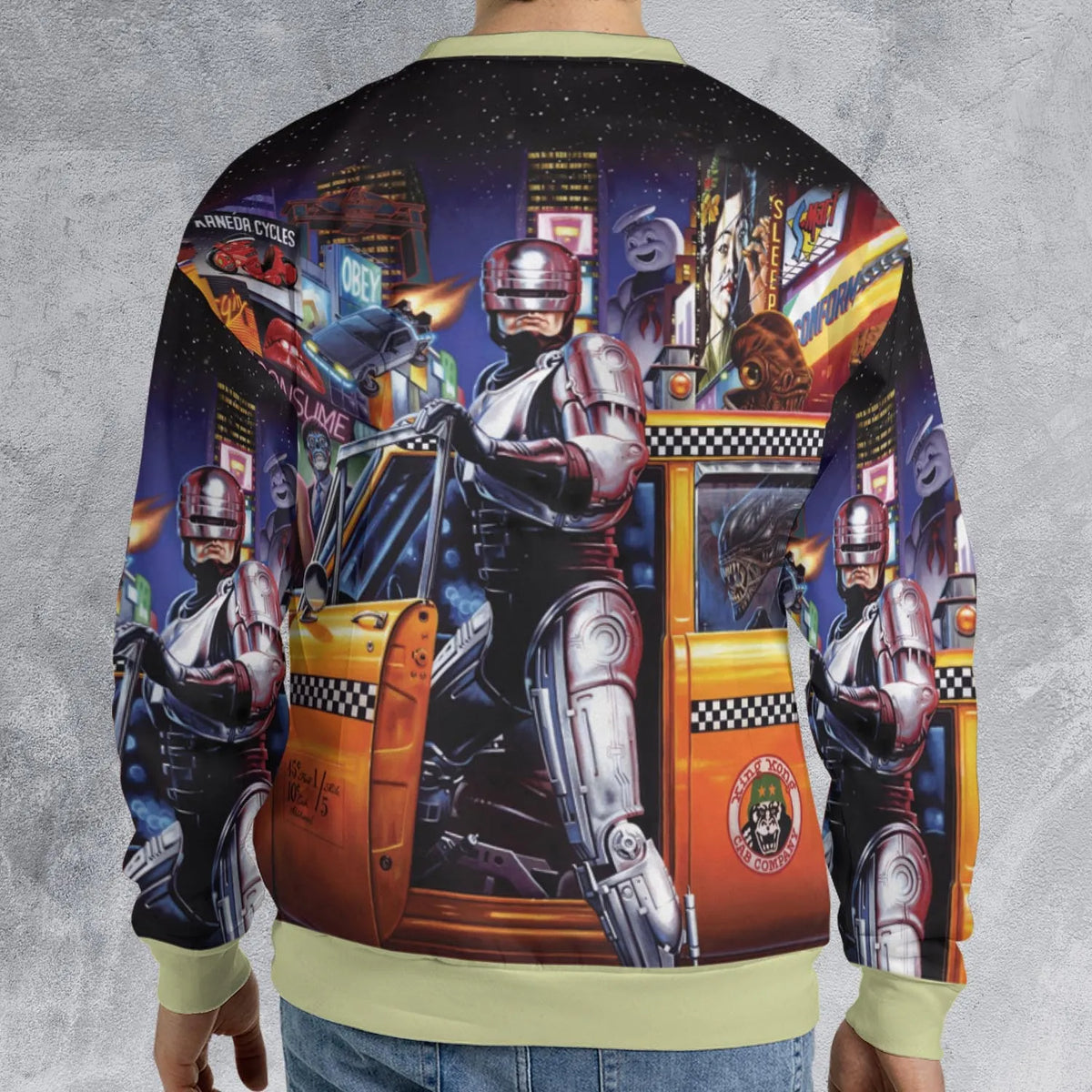 Movies Mashup All-over Print Sweatshirt