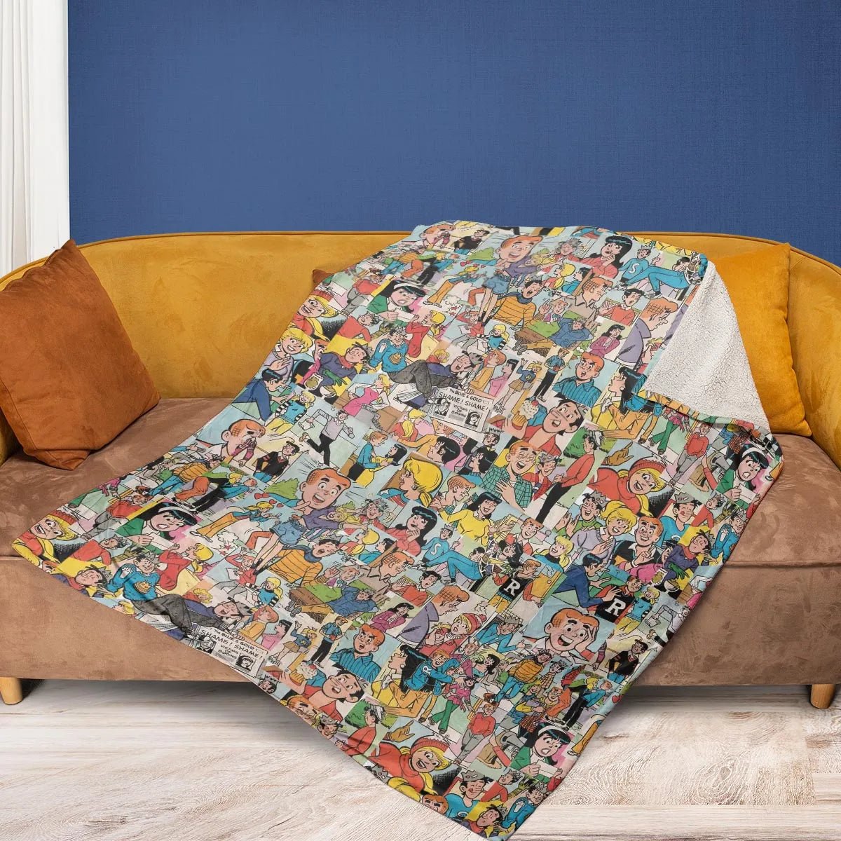 Archie Comics Characters Collage Fleece Blanket