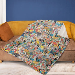 Archie Comics Characters Collage Fleece Blanket