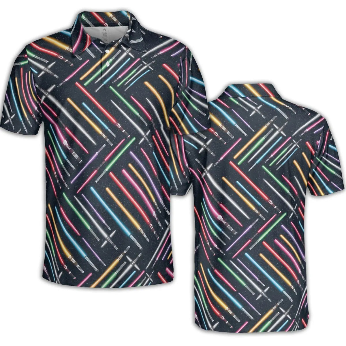 Lightsabers Star Wars Pattern AOP Men/Women Polo Shirt