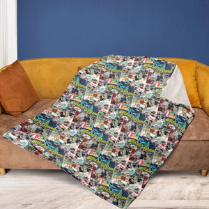 Island Time Gilligan's Island Fleece Blanket