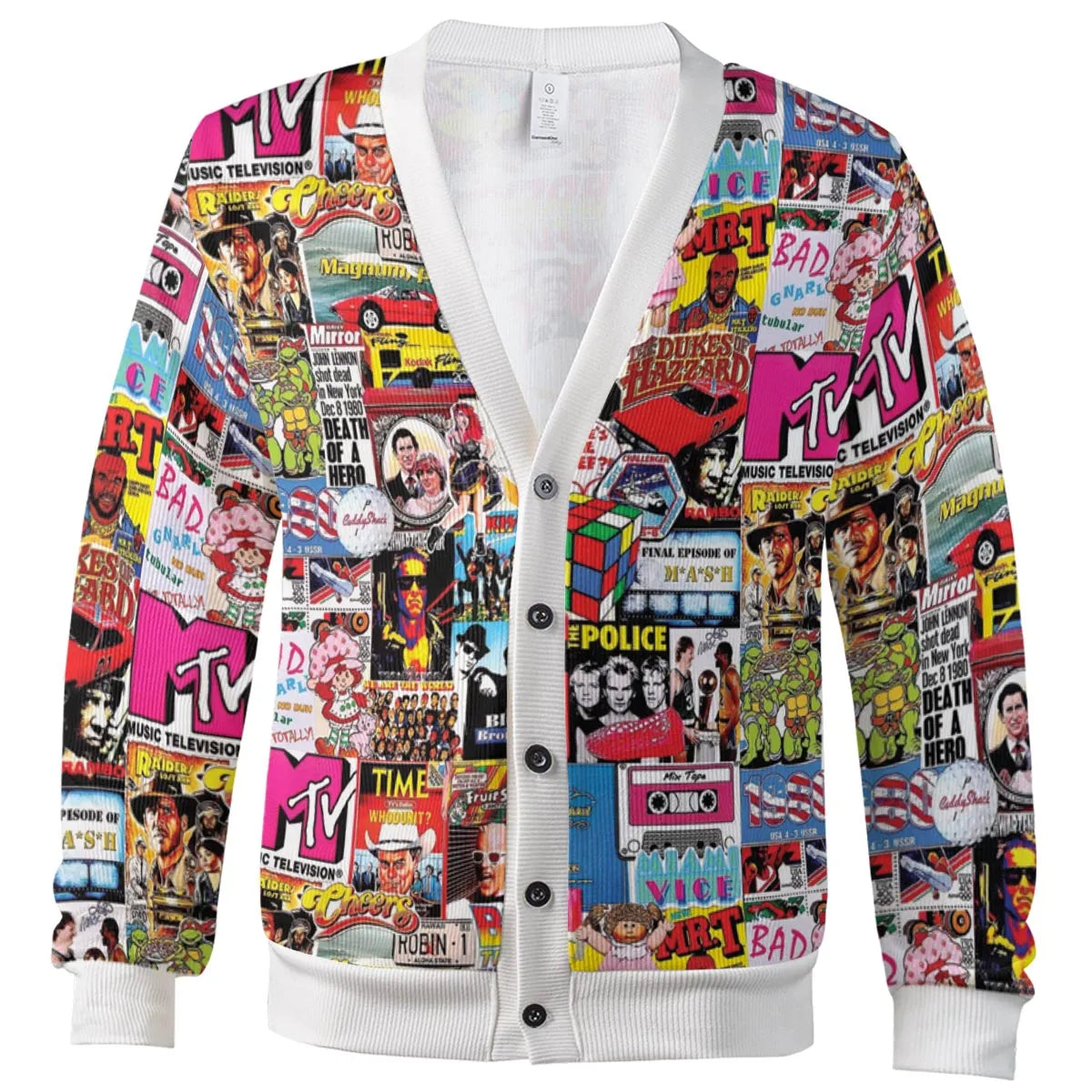 I Love The 1980s Cardigan