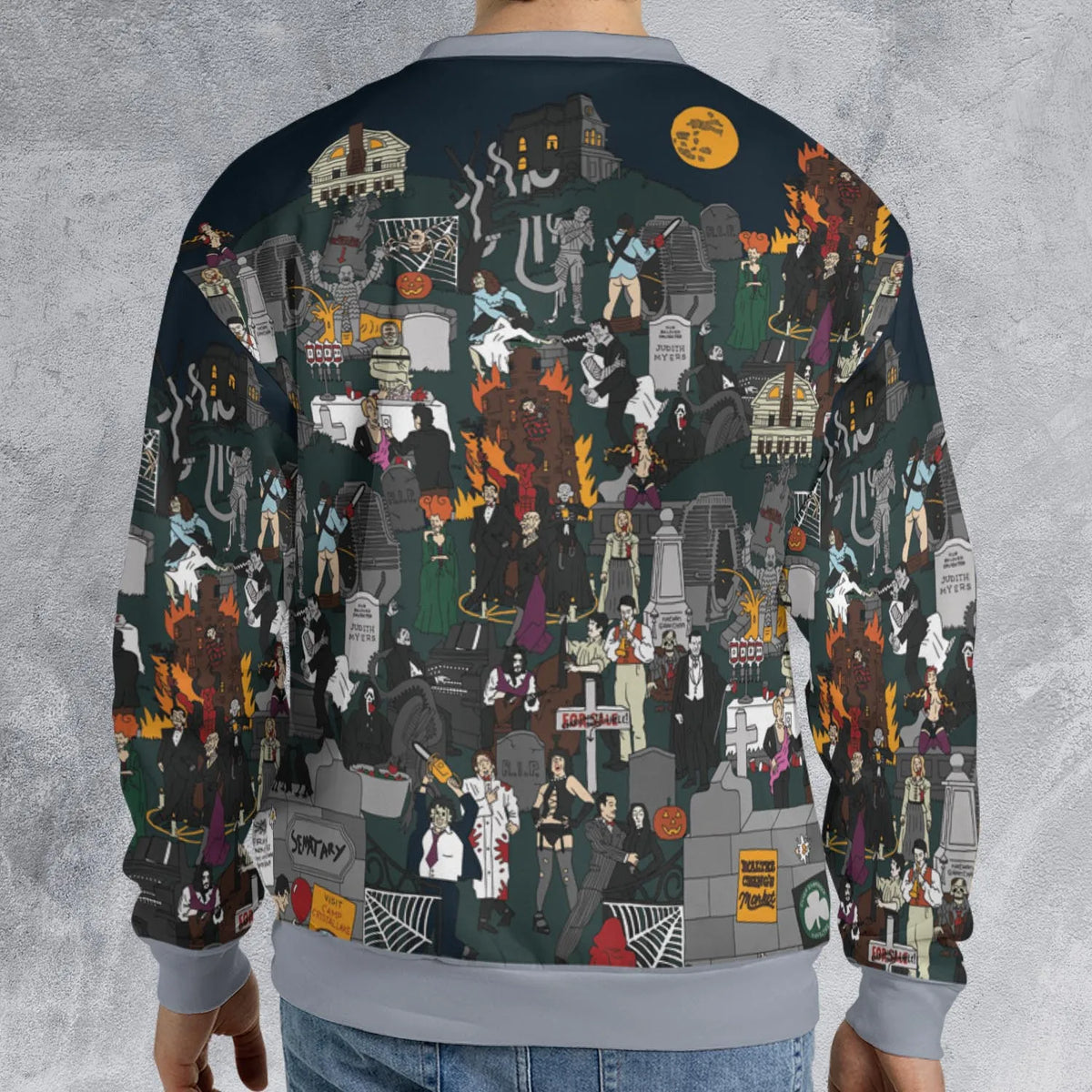 Horror Street All-over Print Sweatshirt