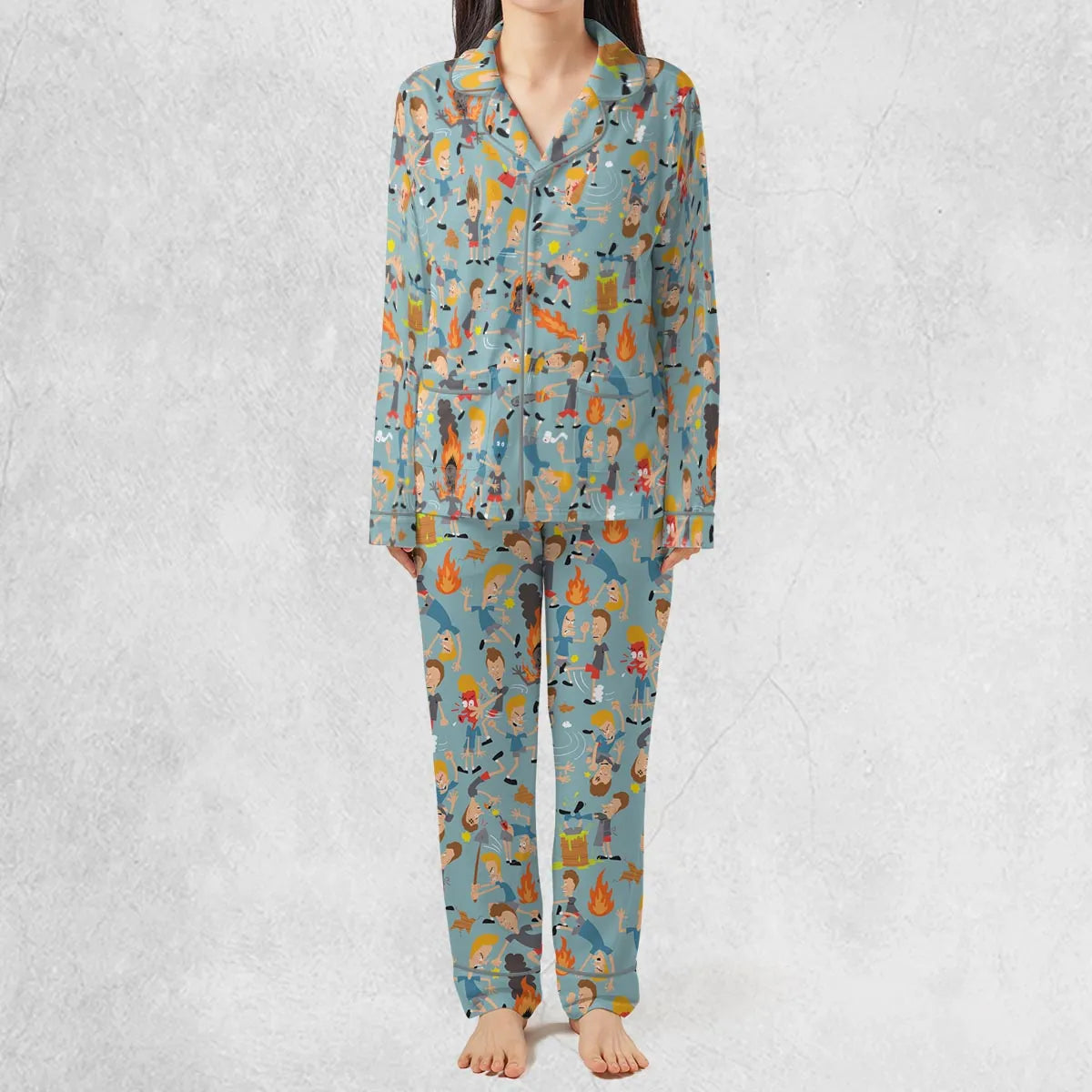 Beavis And Butt-Head Great Cornholio Pajamas Set