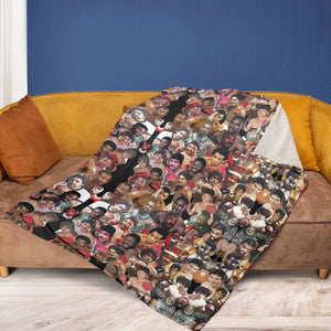 Fight Night Fit Boxing Legends Fleece Blanket