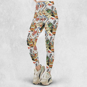 Goofy Vintage Posters Legging