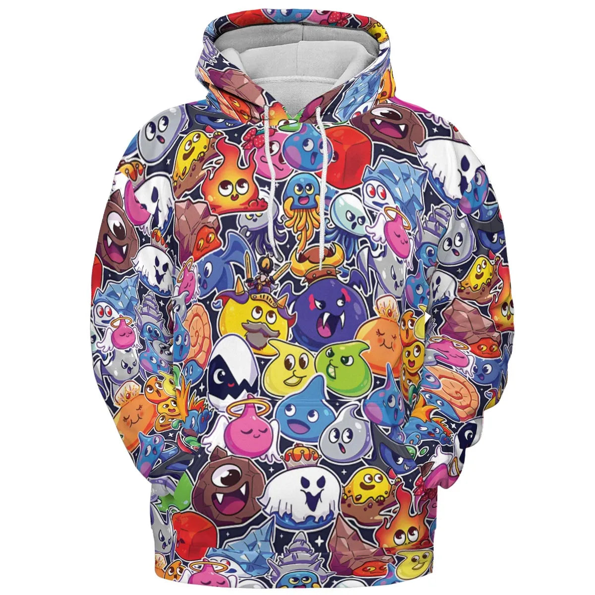 Slimes Dragon Quest All-over Print Hoodie
