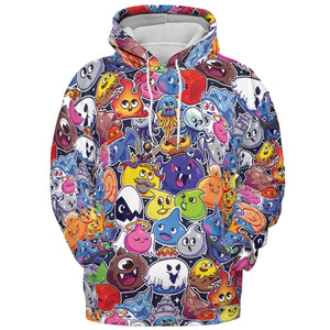 Slimes Dragon Quest All-over Print Hoodie