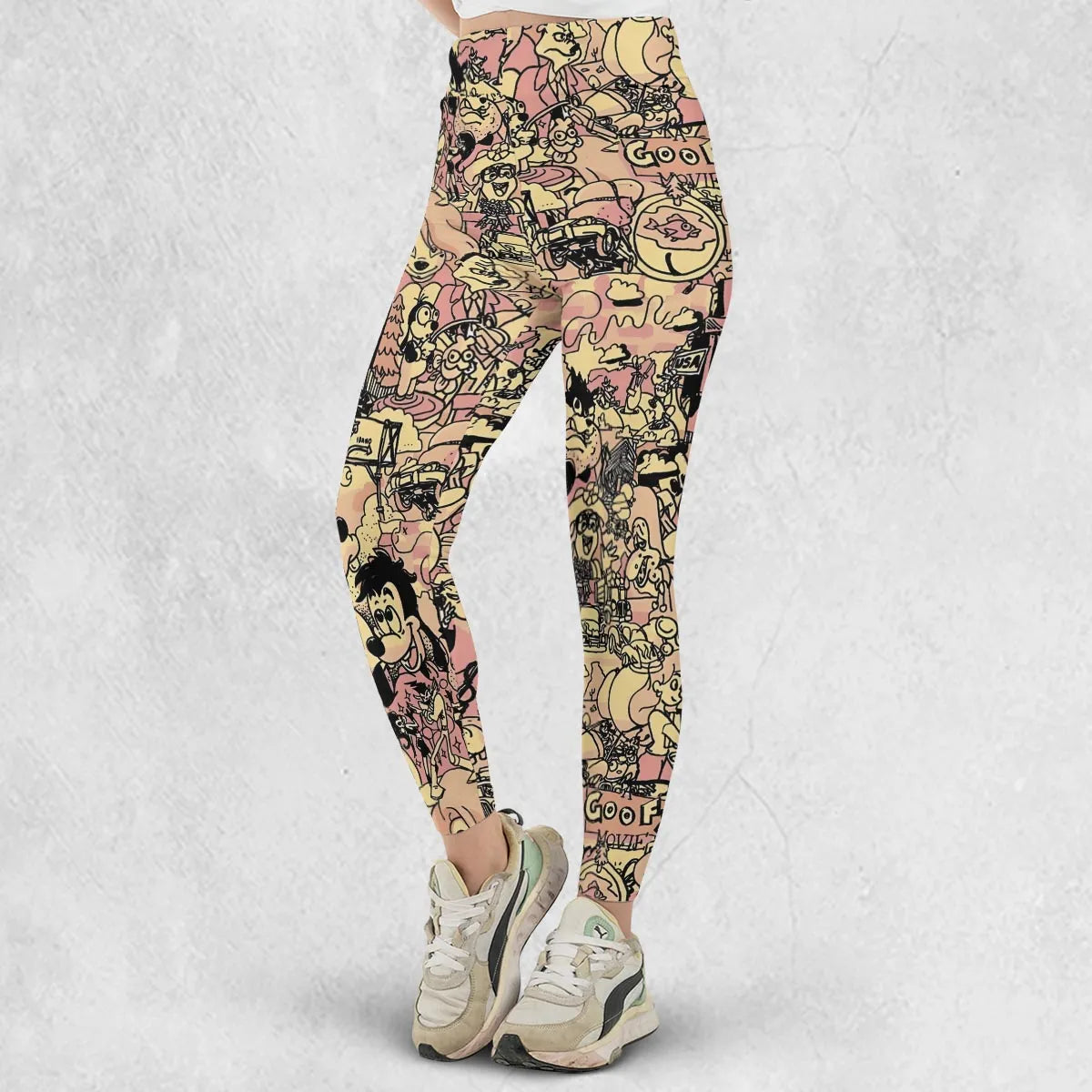 Goofy Movie Collage Legging
