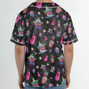Space Horror Movie Killer Klowns Outer Unisex Baseball Jersey