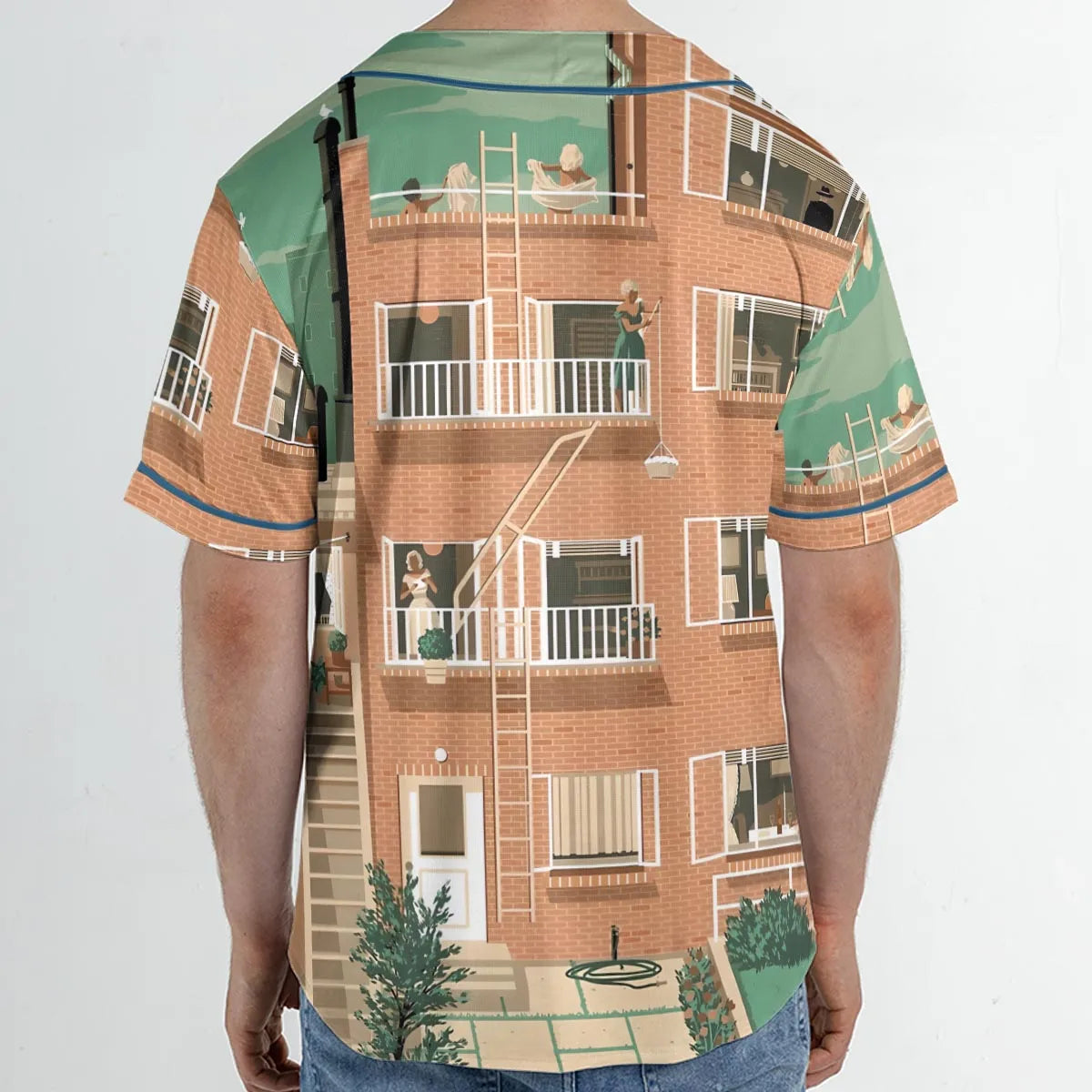 Rear Window Unisex Baseball Jersey