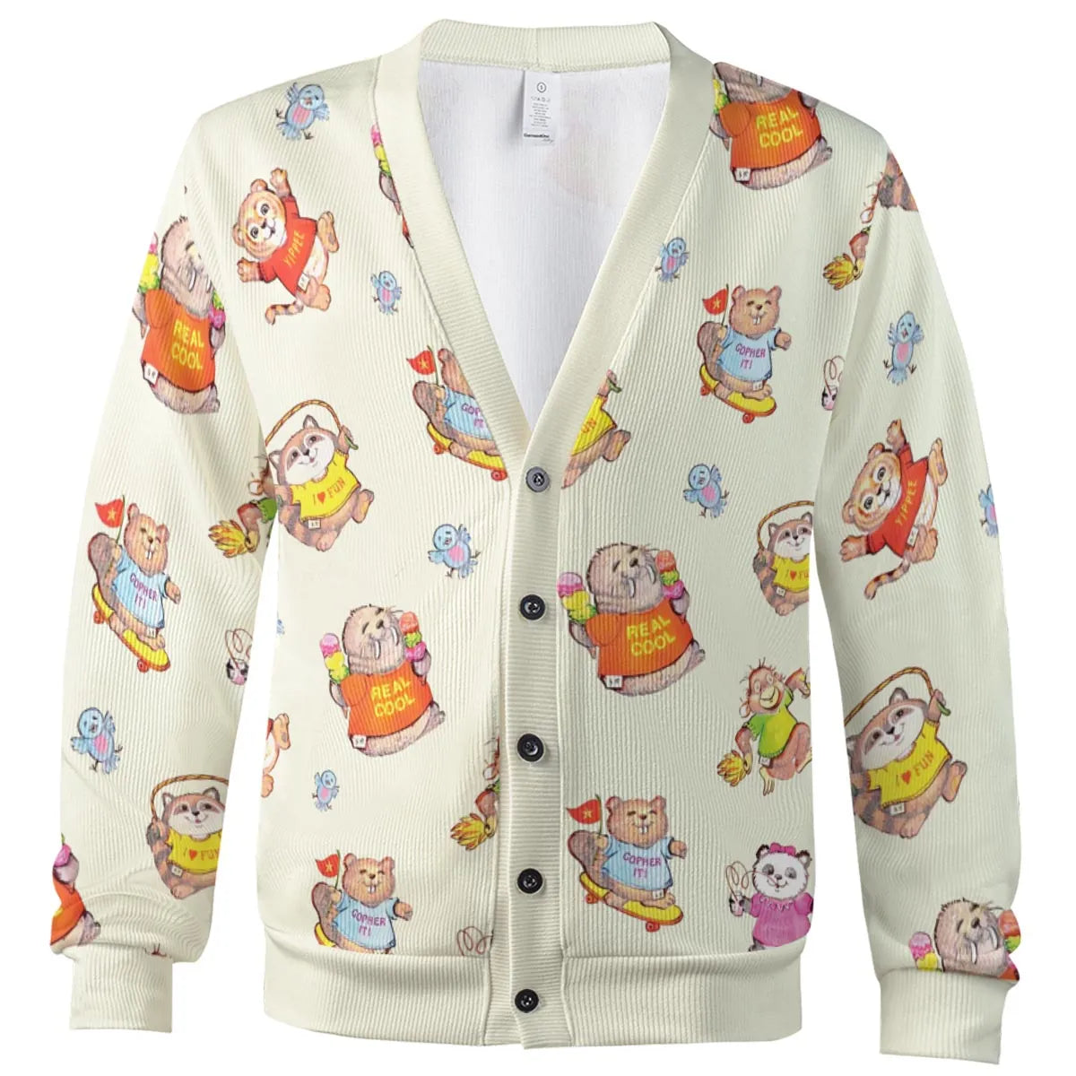 The Shirt Tales Retro 80s Band Tribute Cardigan
