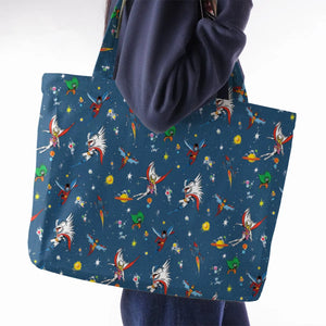 Battle of the Planets Large Tote Bag