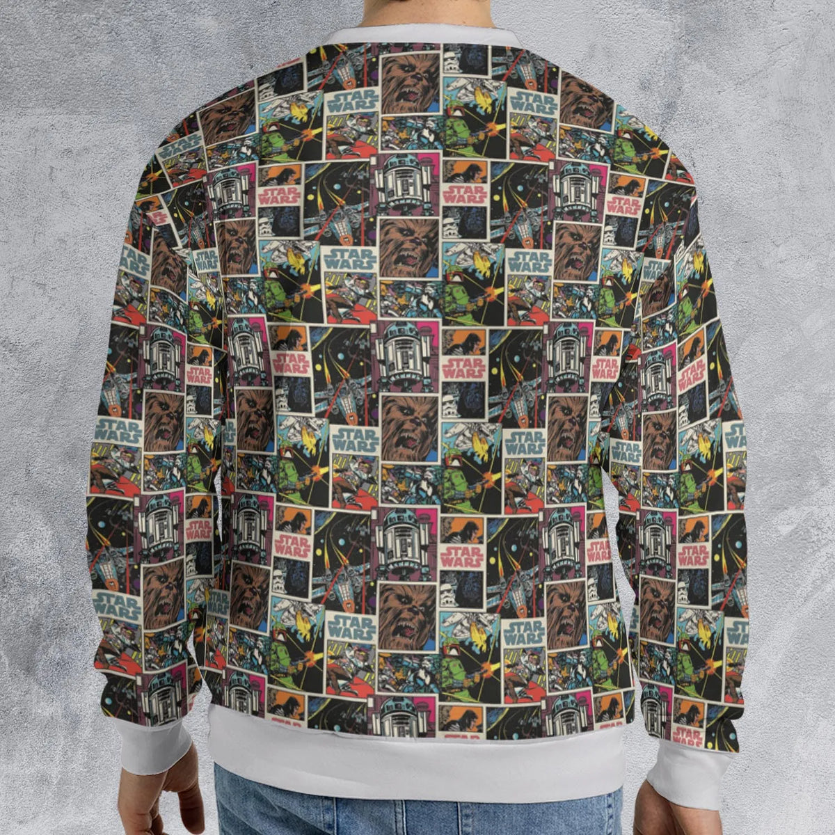 Star Wars Comic All-over Print Sweatshirt