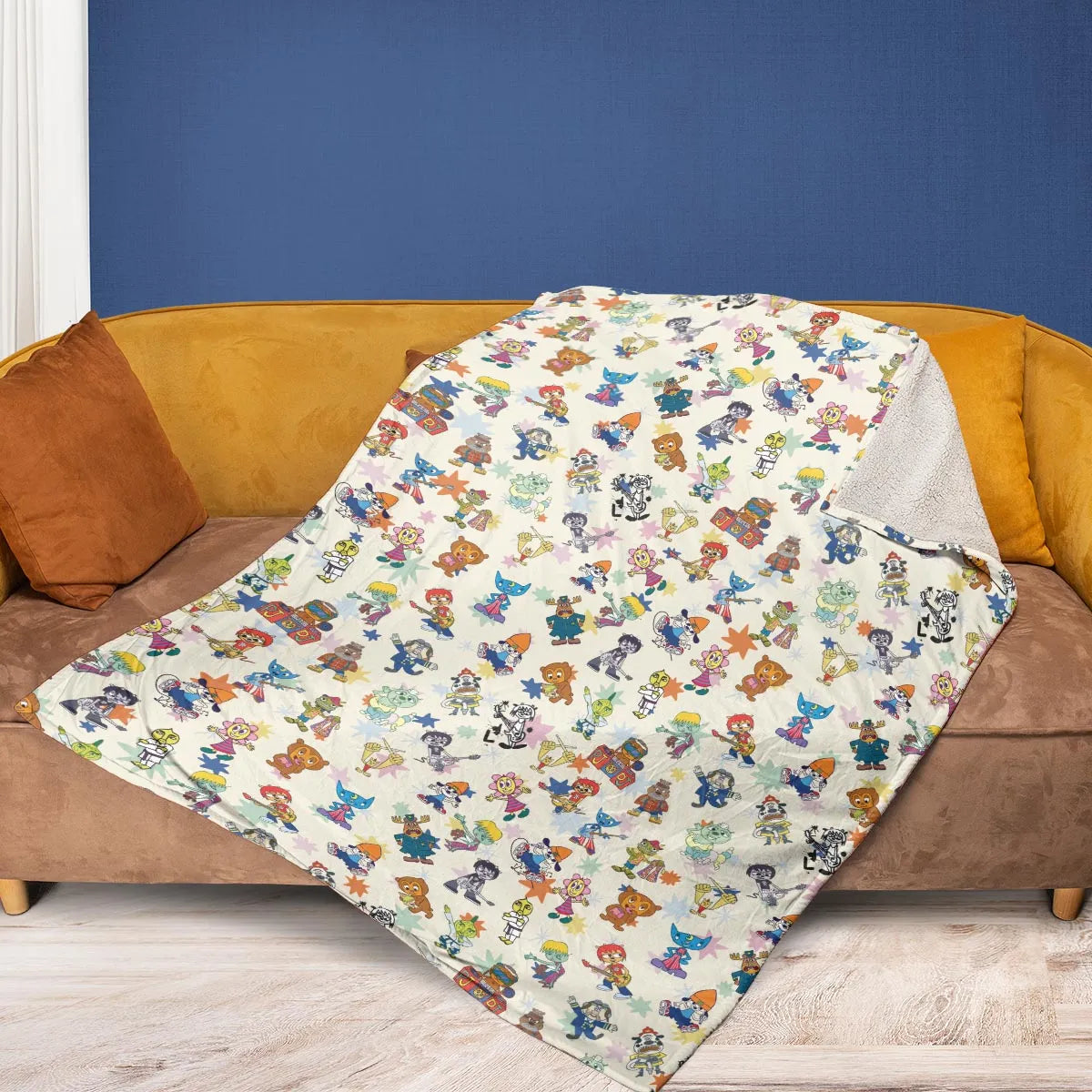 Parappa the Rapper Characters Fleece Blanket