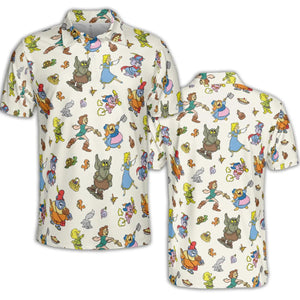 Gummi Bears Characters AOP Men/Women Polo Shirt