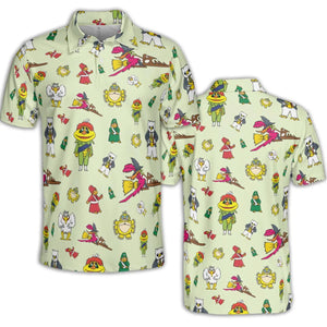 H.R. Pufnstuf Characters Sid and Marty AOP Men/Women Polo Shirt