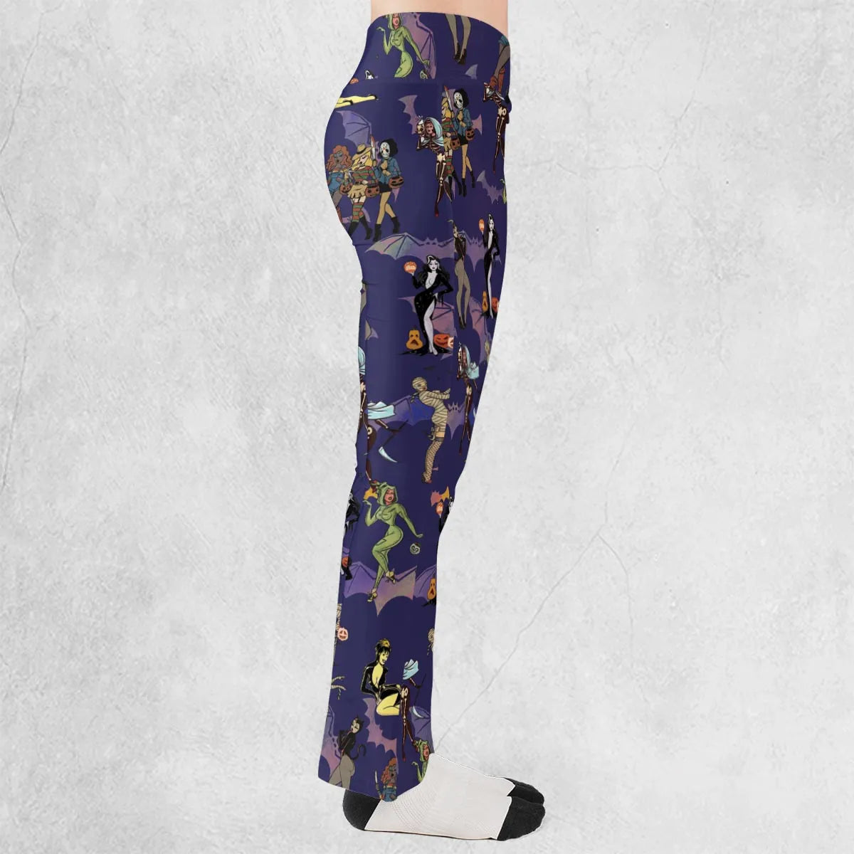 Horror Pin Up Girls Flare Leggings