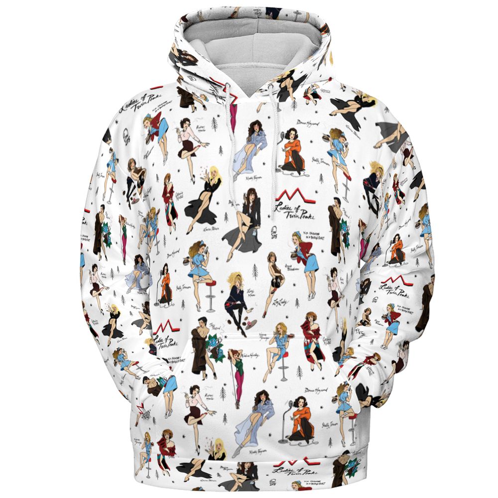 All-over Print Hoodie - 51BPFQHL -  - 2