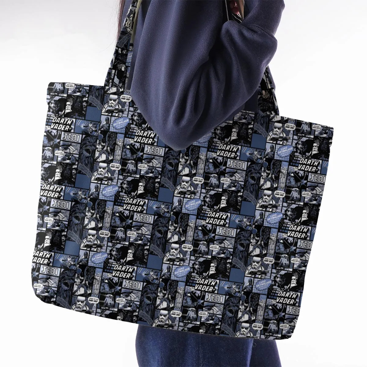 Star Wars Dark Side Comic Large Tote Bag