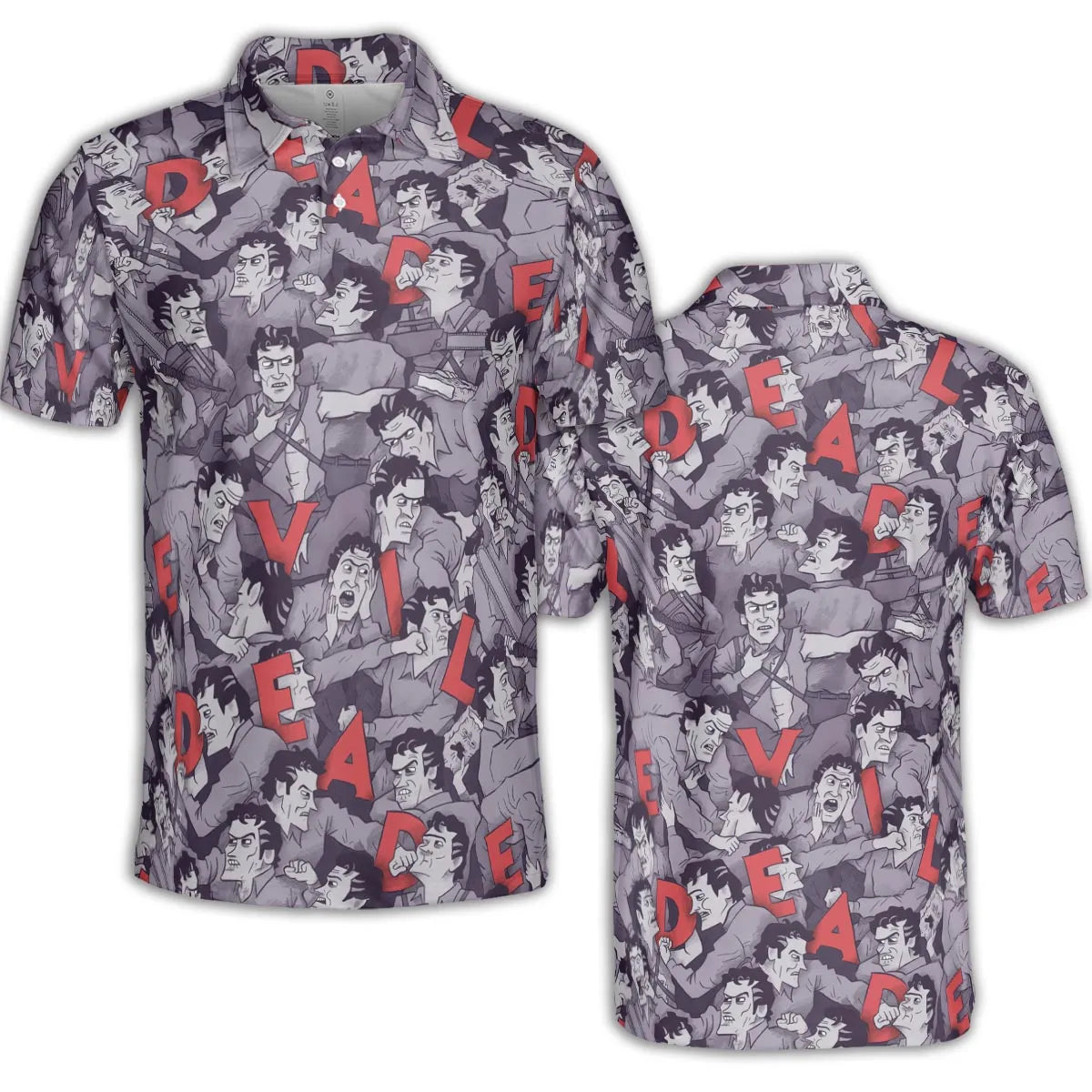 Chainsaw Evil Dead  Seamless AOP Men/Women Polo Shirt