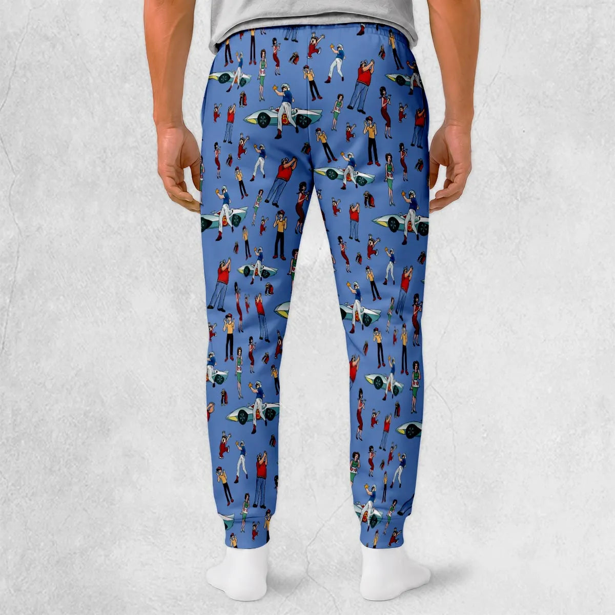 Speed Racer Characters Pattern Sweatpants
