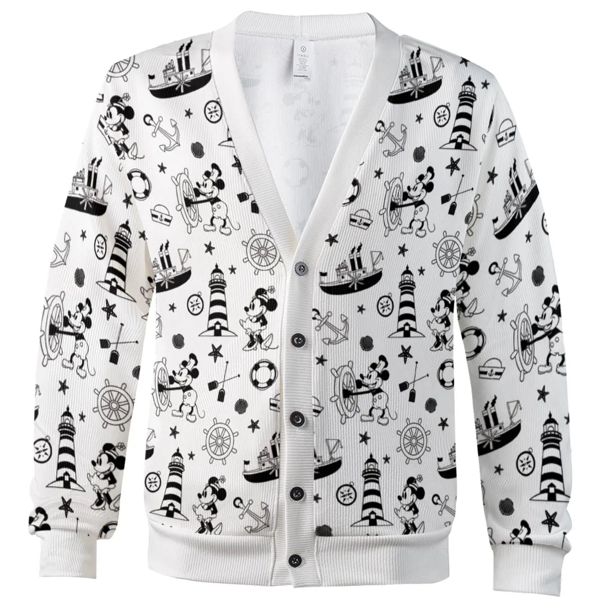 Steamboat Willie pattern Cardigan