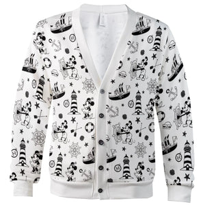 Steamboat Willie pattern Cardigan