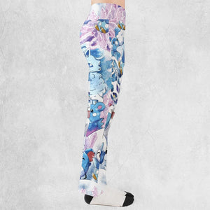 Winter Friends Pokemon Pattern Flare Leggings