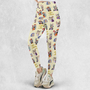 Chuck E. Cheese Pattern Legging