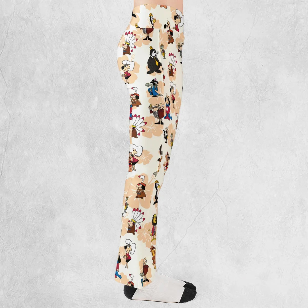 Nostalgia Underdog Characters Flare Leggings
