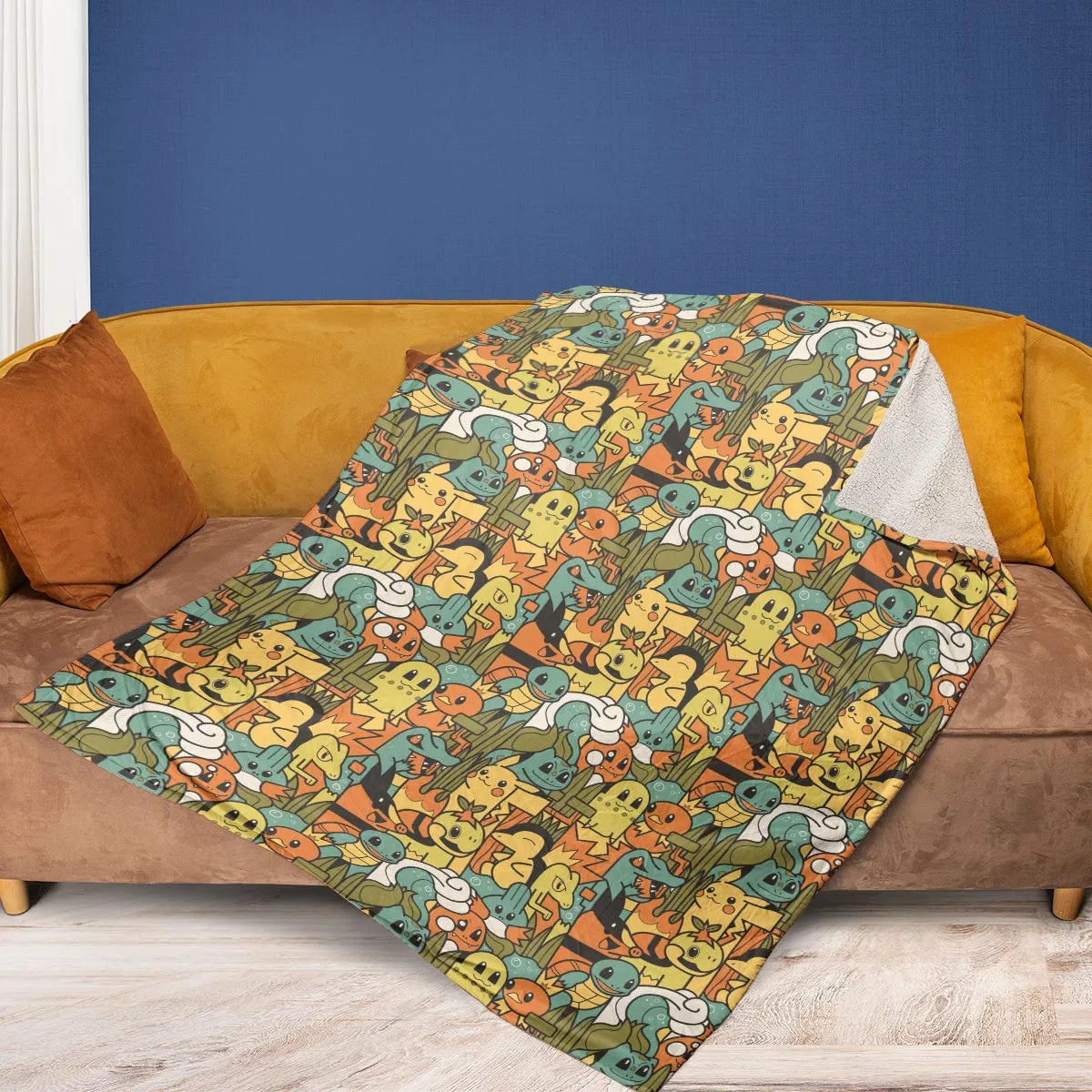 Power Starter Colors Pokemon Fleece Blanket