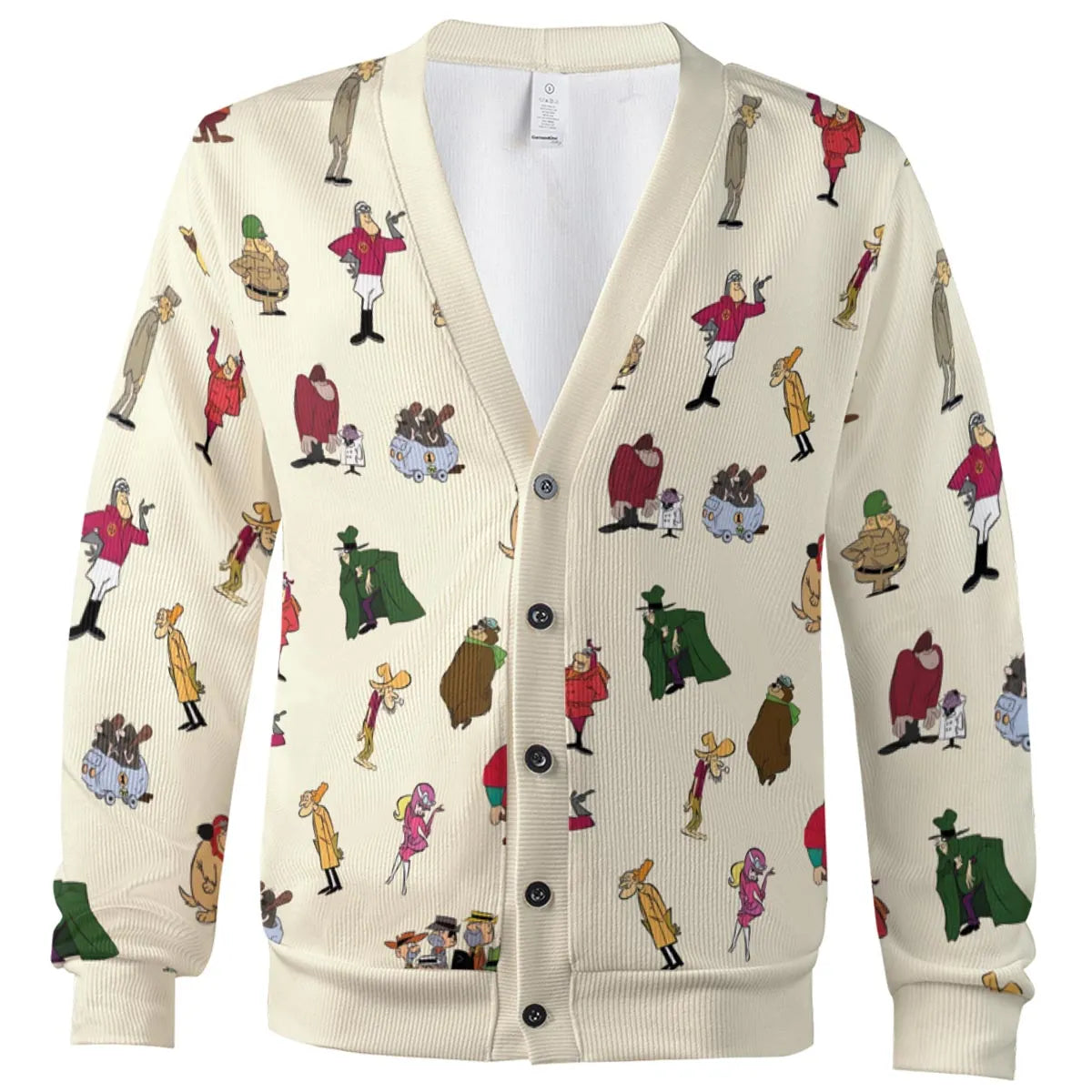 Wacky Races Characters Cardigan