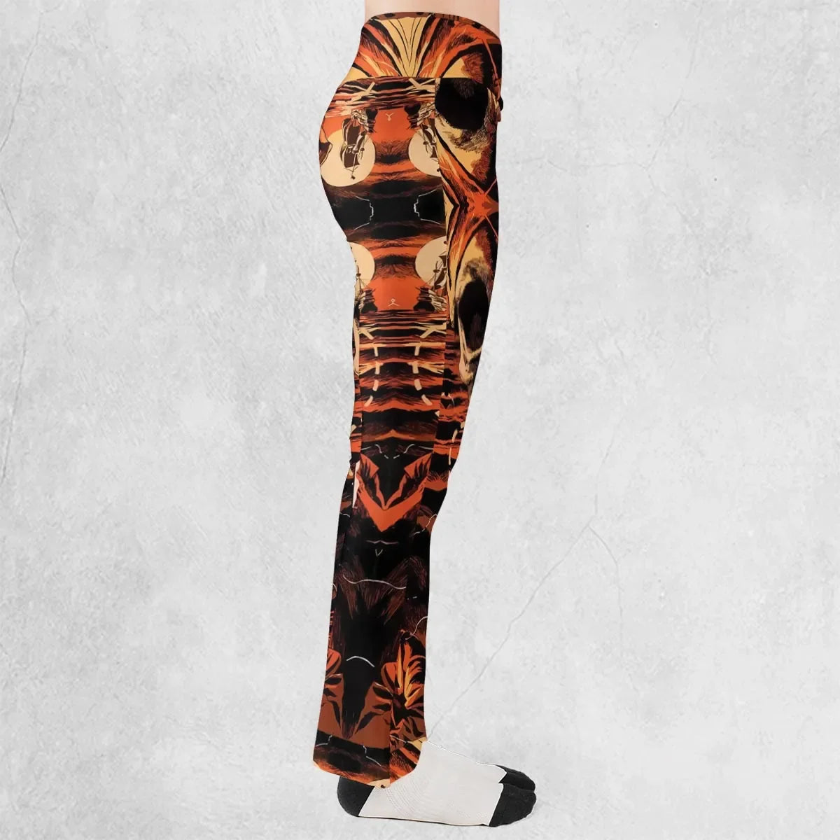 The Goonies Pattern Flare Leggings