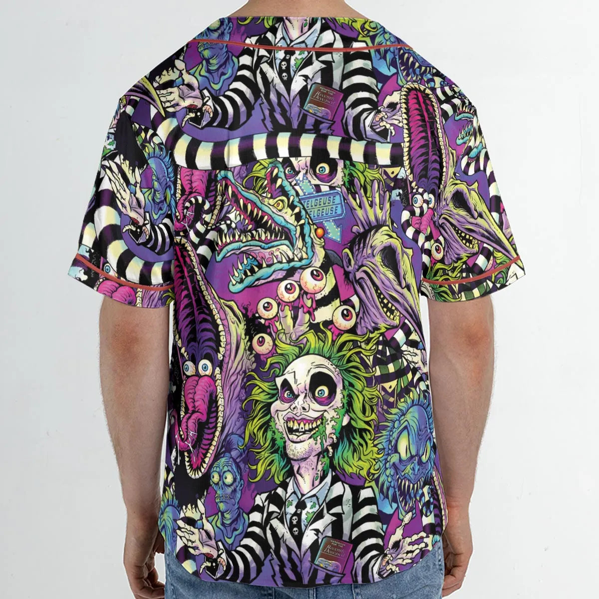 Stay Spooky Beetlejuice Unisex Baseball Jersey