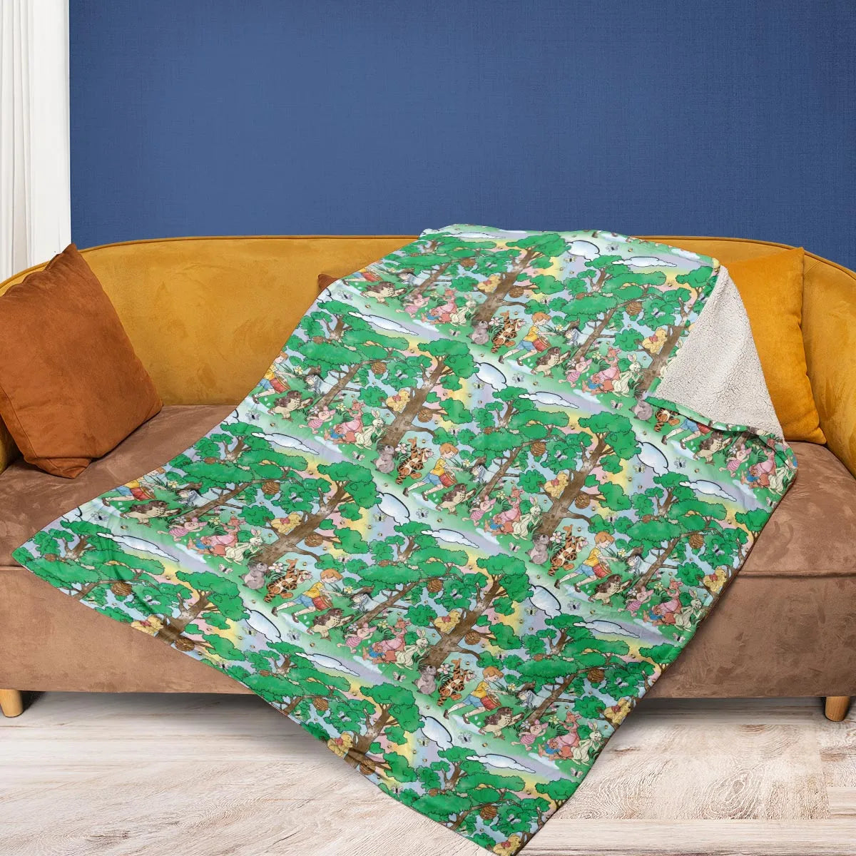 Bear and Friends Winnie the Pooh Fleece Blanket