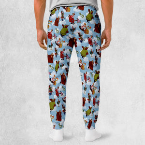 Meet Fox and his Merry Menagerie Sweatpants